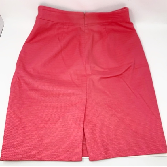 Banana Republic Women’s Textured pink pencil skirt Barbiecore With pockets - Picture 9 of 10